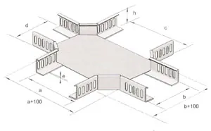 Ağır Hizmet Tipi Dörtlü Dönüş H40mm - Crossings
