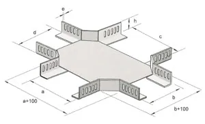 Ağır Hizmet Tipi Dörtlü Dönüş H60mm - Crossings